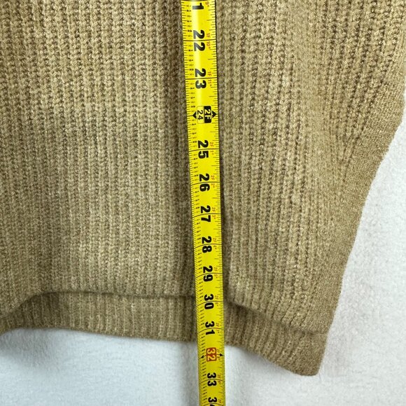 CeCe Tan Chunky Knit Sweater Vest Size Small Slouchy Pullover Boho Lagenlook - Picture 6 of 11